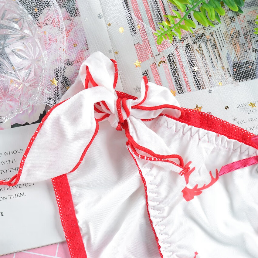 凯猫可爱内裤女性内裤性感诱惑透明二次元内裤女蕾丝日系甜美日系少女