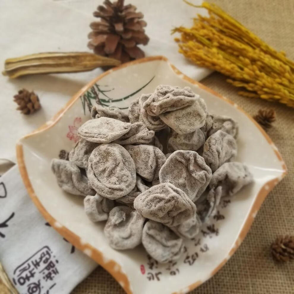 潮汕特产陈年九制川贝咸柠檬白柠檬泡水即食川贝柠檬川贝味柠檬500g