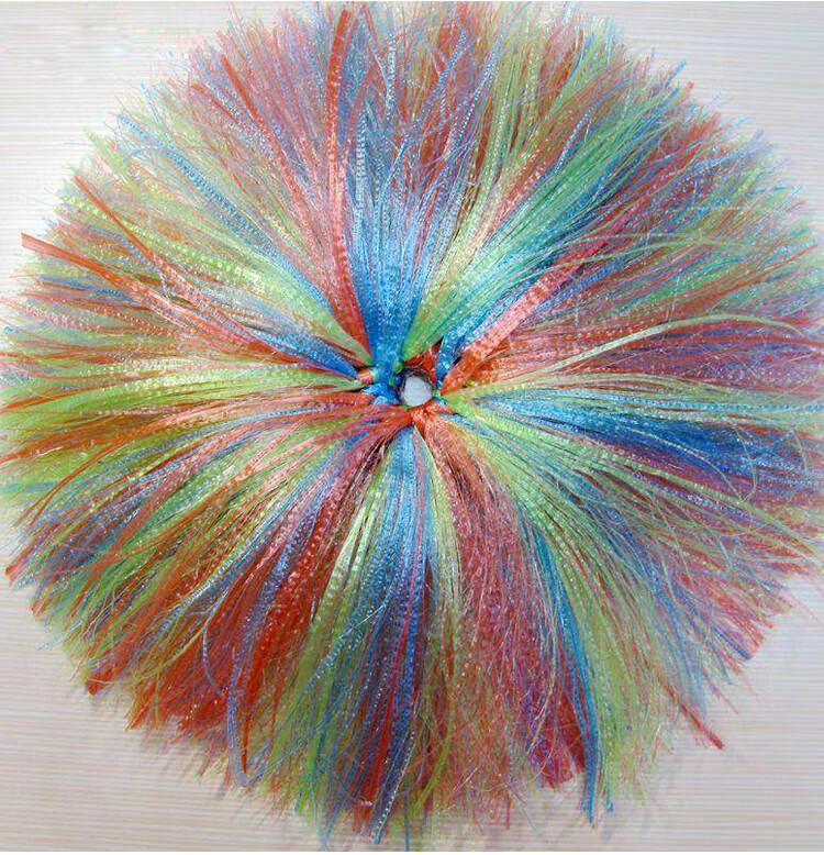 毽球比赛专用毽子儿童小学生比赛专用尼龙塑料大人绒线幼儿园手工带绳