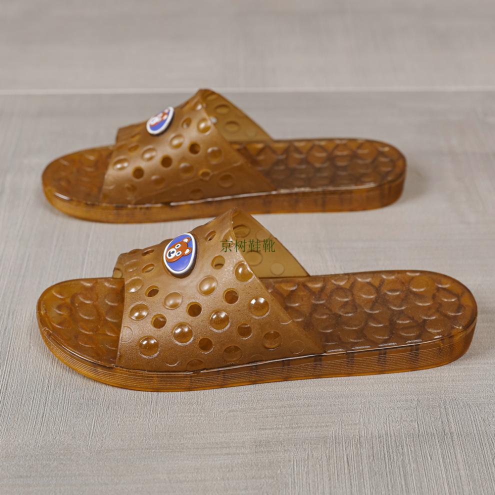 男士硬底生胶牛筋底拖鞋防滑耐磨夏季家用室内浴室洗澡软底居家凉