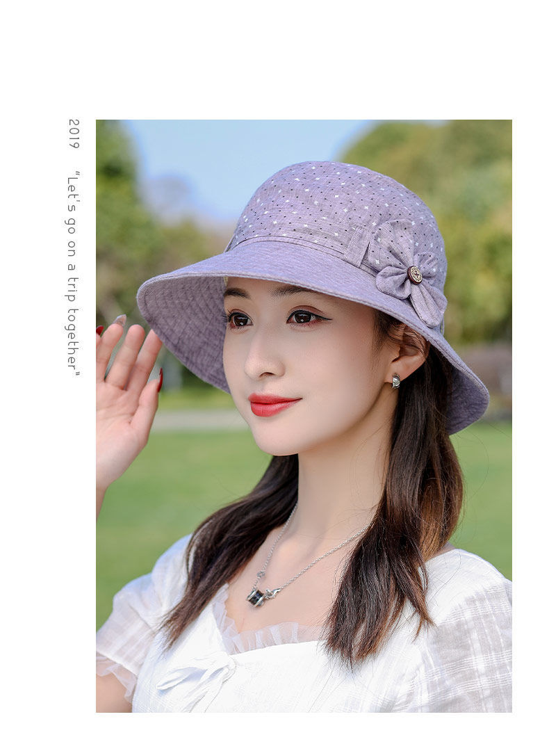 仙充充鱼夫女帽夏季帽子女渔夫帽ins田园春夏新款盆帽洋气时尚百搭