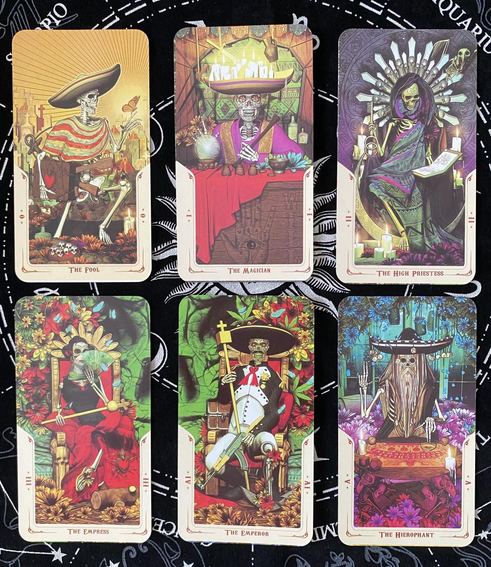 santa muerte tarot 死亡圣神塔罗牌英文卡牌配牌袋 死亡圣神塔罗牌