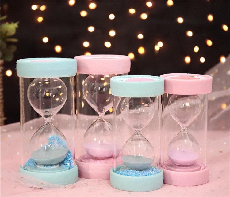 京选好物创意梦幻星空流沙计时沙漏炫彩计时器儿童房树脂摆件个性生日