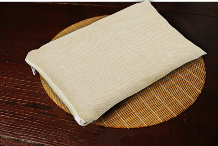 粗盐敷袋棉布袋袋理疗袋拉链内胆粗布布袋外套草药袋艾灸包 简装款