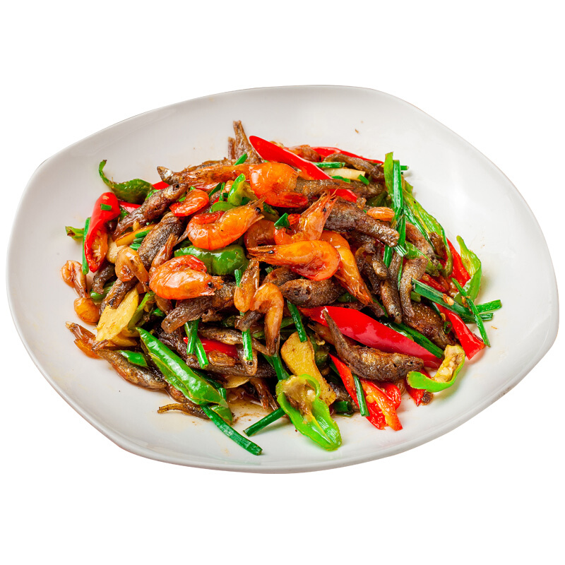 实选小鱼虾150g小鱼仔小鱼干淡水虾私房菜商用半成品食材特色小炒 小