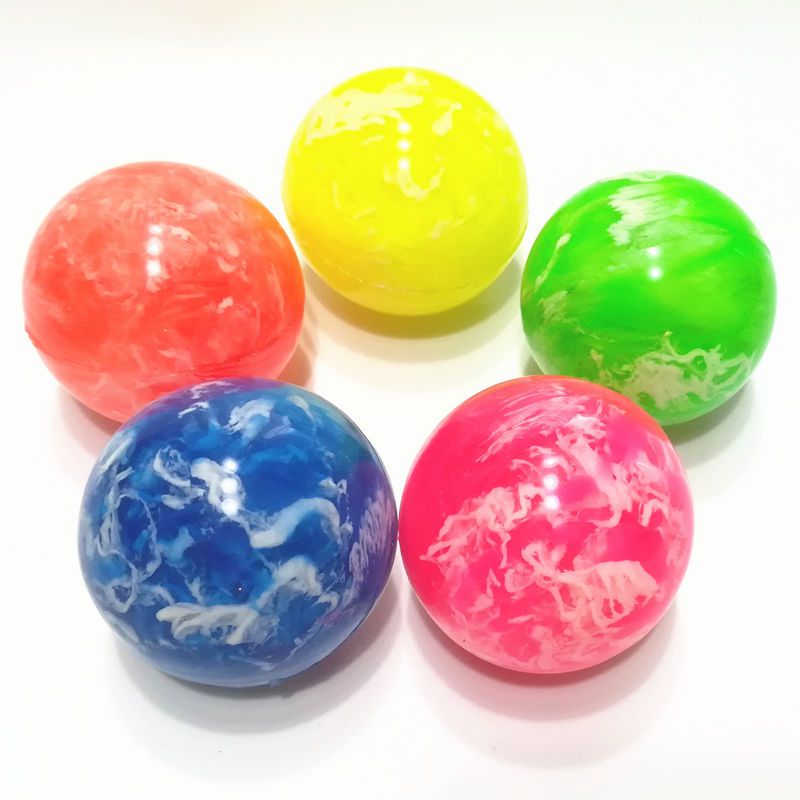 橡胶弹力球大号60号大号弹力球实心橡胶球户外弹跳球跳跳球亲子互动