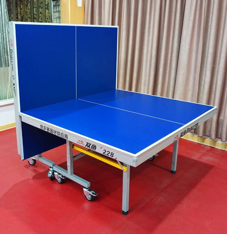双鱼乒乓球桌室内家用标准133乒乓球台折叠移动乒乓桌乒乓球台双鱼