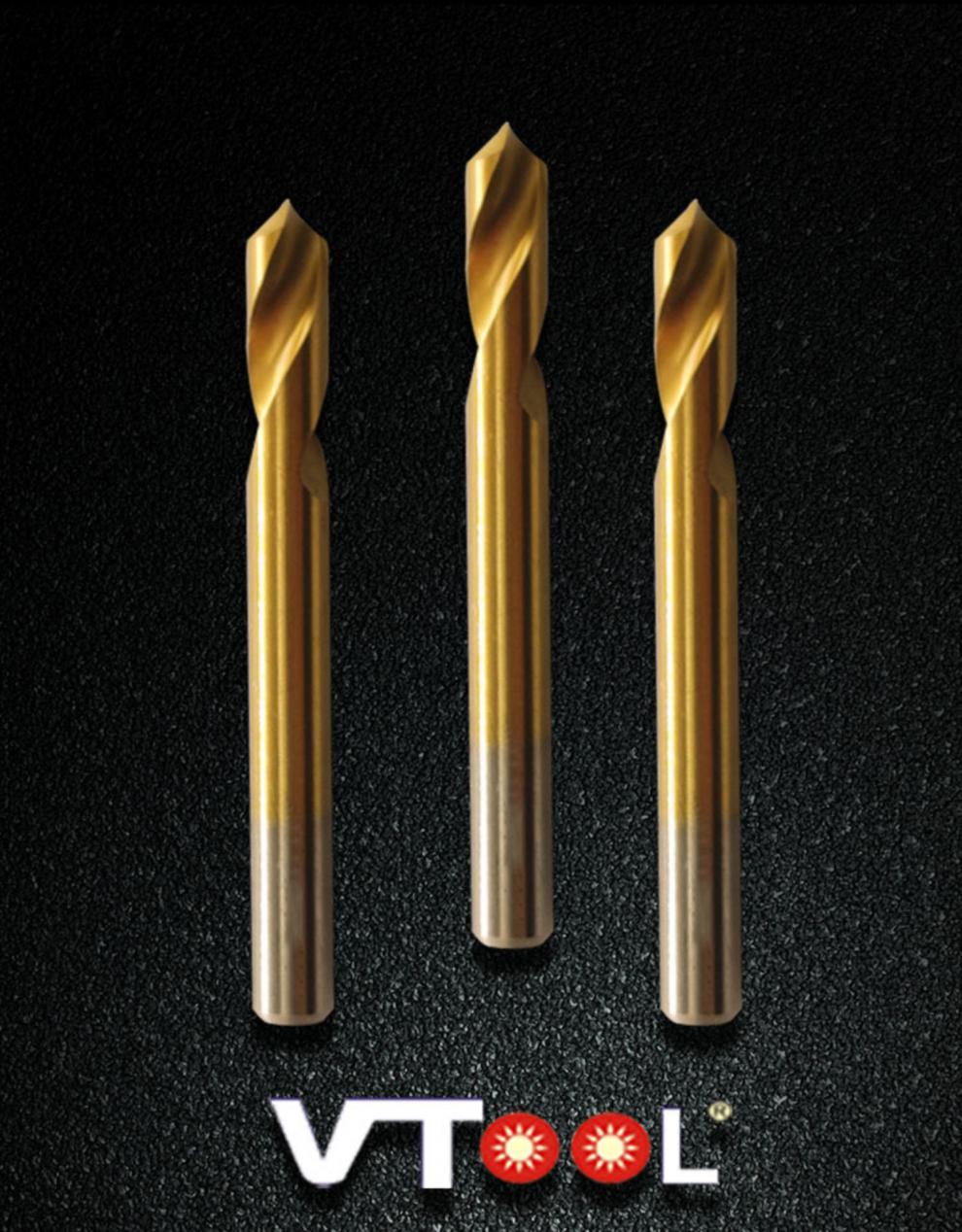 镀钛定点钻头定位60度90度120度定心钻倒角中心钻加长3-12mm 8.