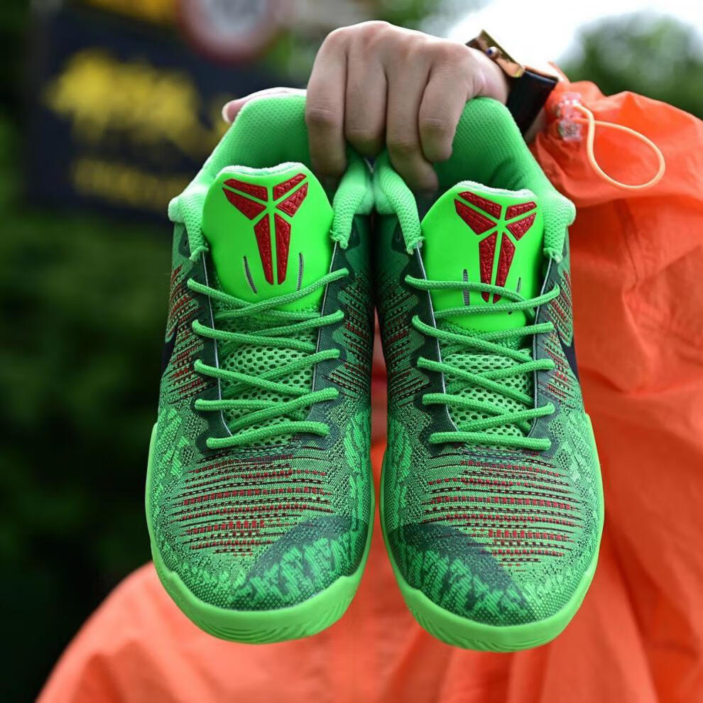 【旗舰官方店】莆原 mamba rage曼巴黑绿男子低帮休闲运动篮球鞋