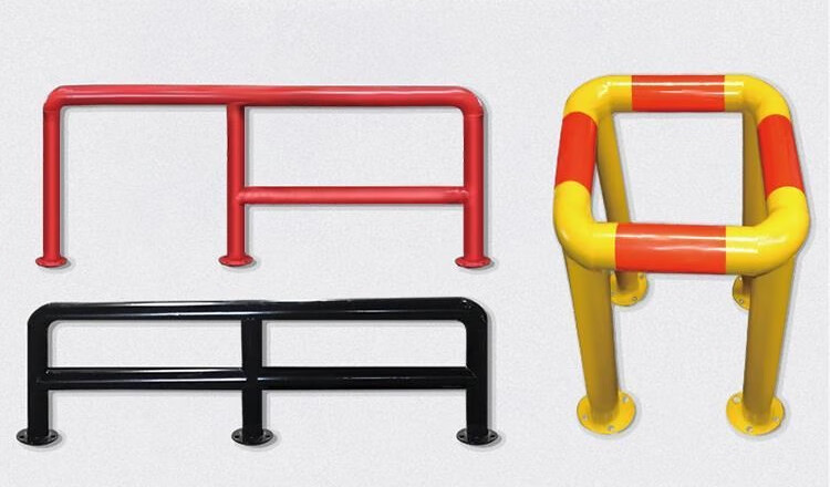 钢管消防栓 防撞柱 通道转角护栏 厂区车间 承重柱 防护栏 道路警示