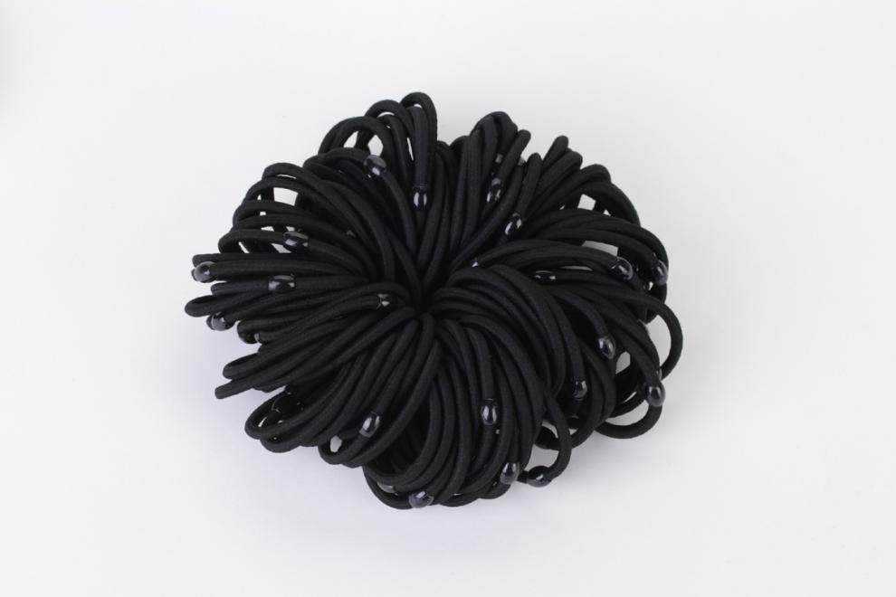 精选好礼日韩黑色发绳简约皮筋橡皮圈扎头发绳发圈头绳女发饰小皮套小