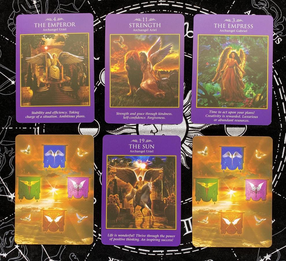 archangelpowertarotcards大天使力量塔罗牌英文卡牌大天使力量塔罗牌