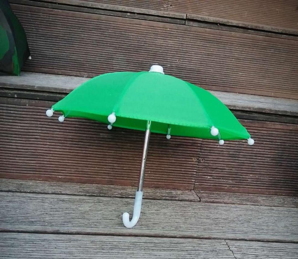 聂庄迷你玩具小雨伞儿童装饰超小雨伞摄影道具伞宝宝卡通小号伞纯色伞
