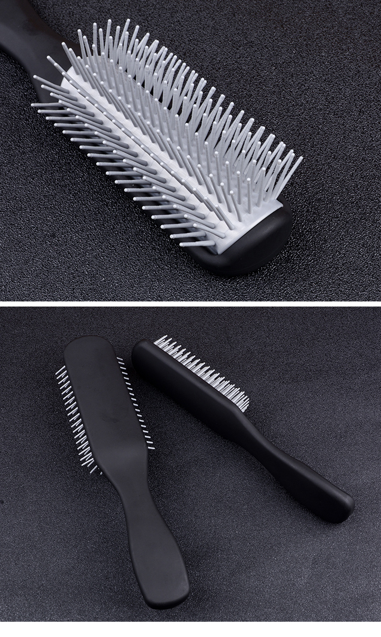 排骨梳男士专用蓬松造型梳子九排梳油头大背头定型美发用造型梳 蓬松