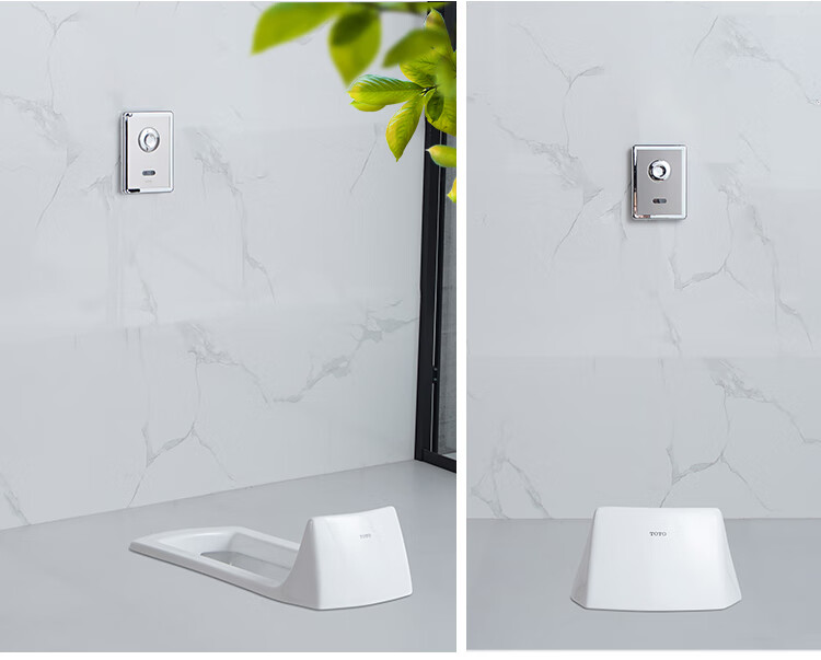 toto蹲便器蹲坑式带挡板卫生间便池防臭陶瓷蹲厕感应大便器cw7b洁