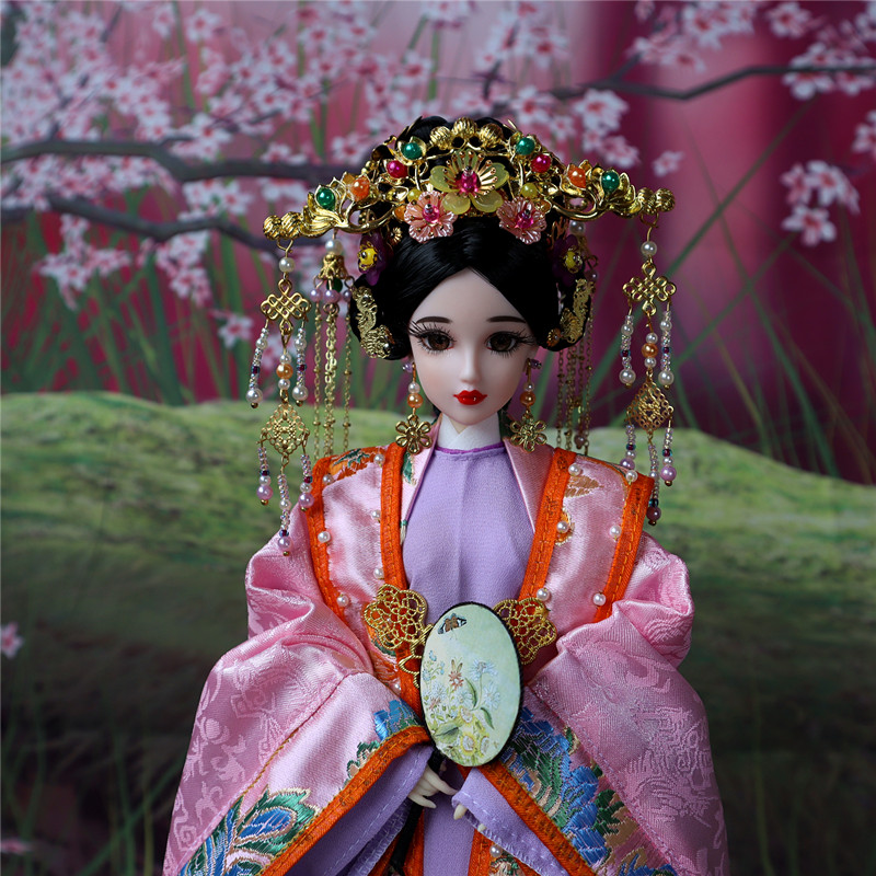 京选优品古装芭比娃娃全套古装娃娃汉服套装6分公主宫廷芭比古风礼物