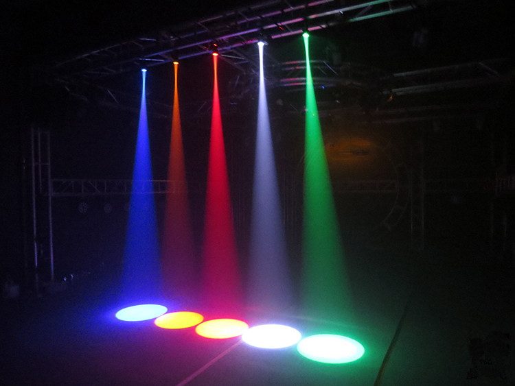 迷你追光灯强力小射灯led小雨灯led光束灯酒吧ktv灯舞台灯光全彩