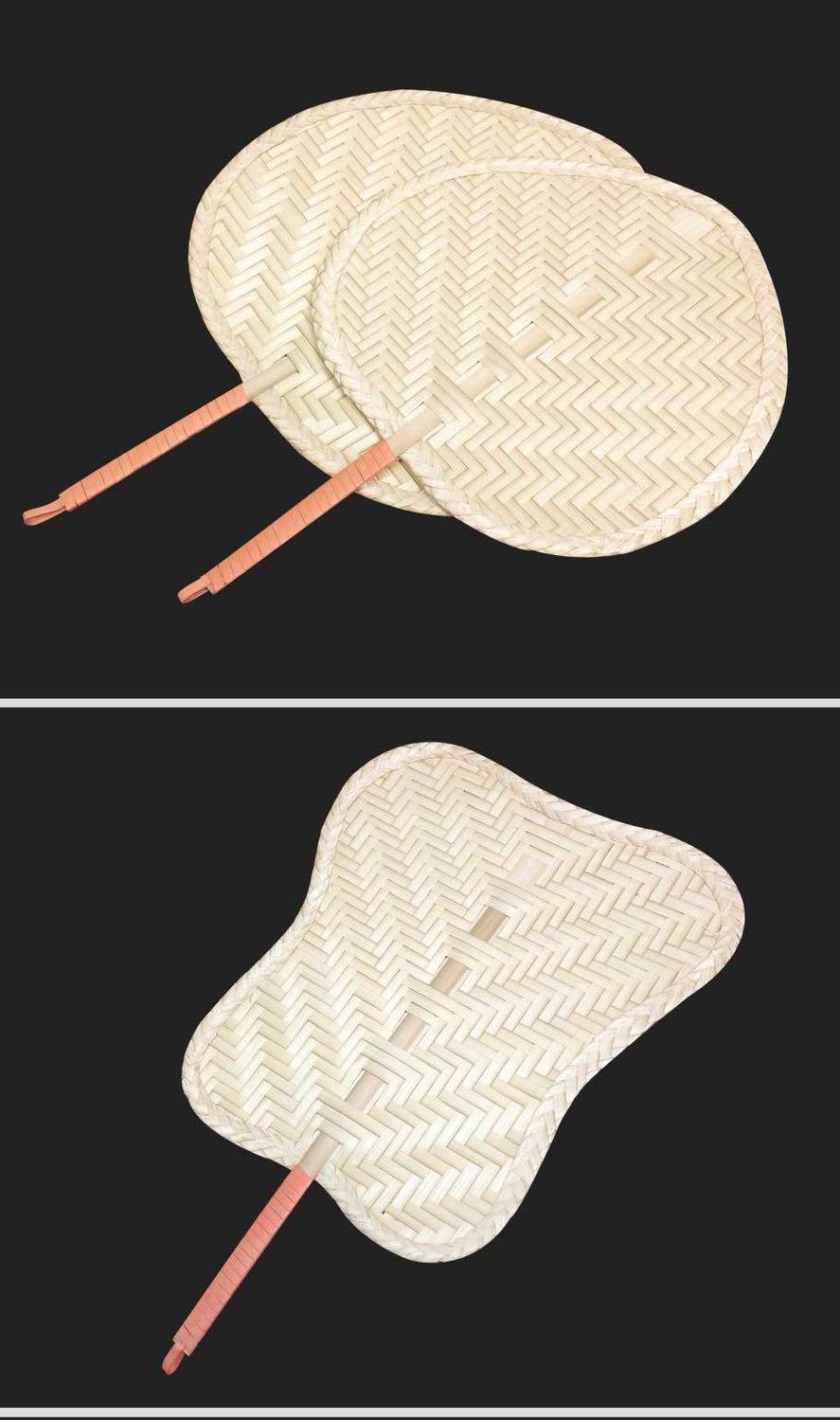 纯手工竹编扇蒲草蒲扇棕榈叶扇子桃心棕蒲芭蕉扇老式宝宝扇竹扇芭蕉扇