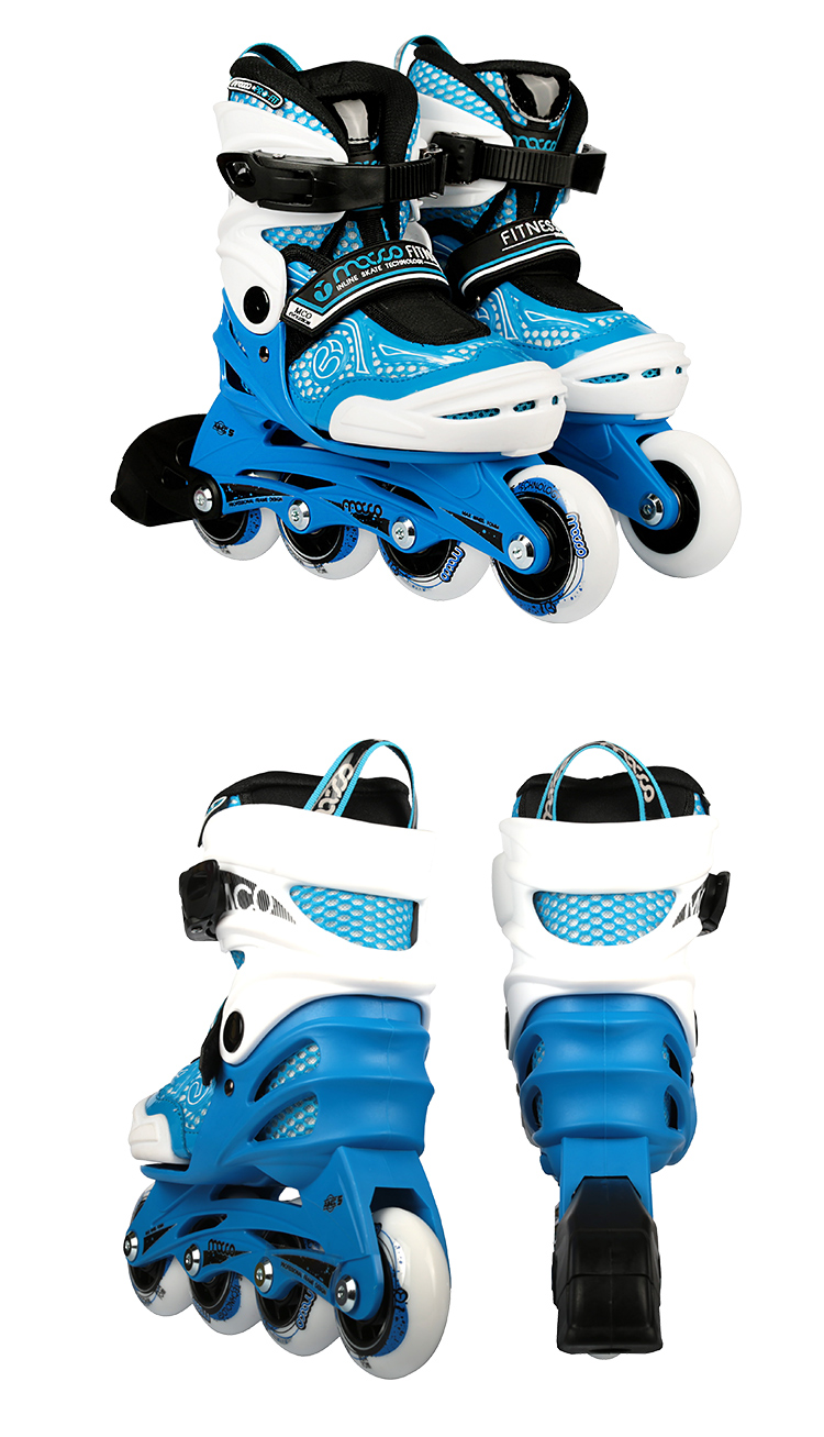 米高轮滑mc8米高溜冰鞋儿童全套装346810岁直排轮滑鞋旱冰鞋男女初学