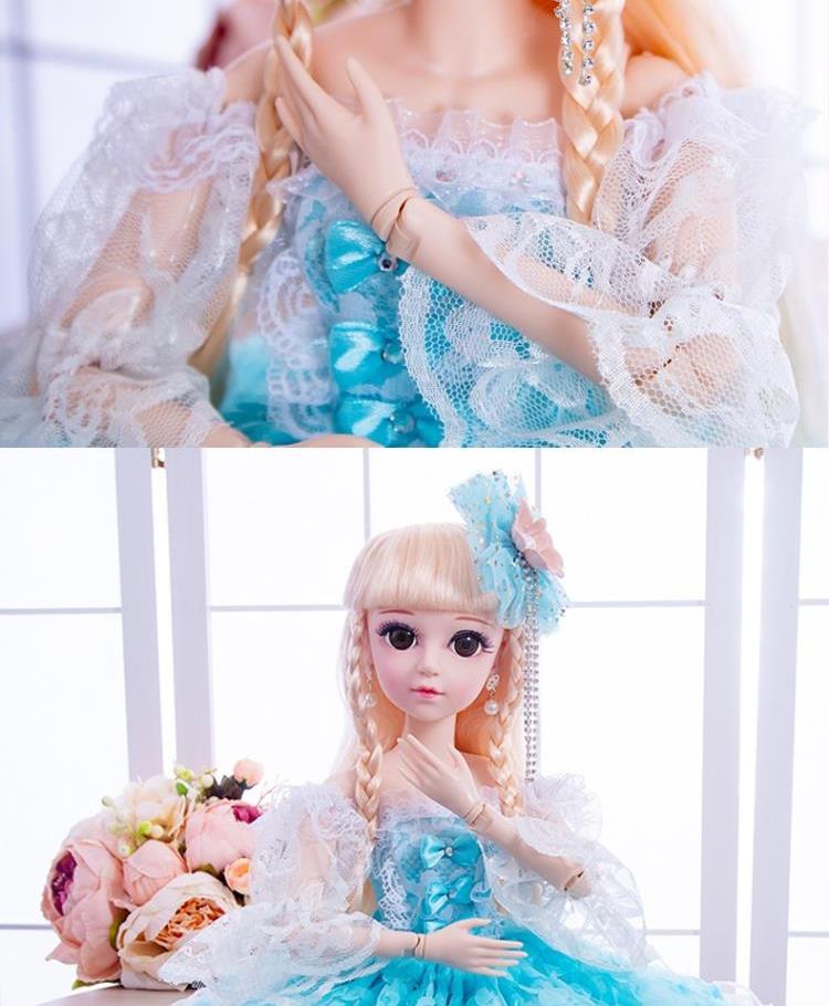 大芭比娃娃80厘米依甜芭比娃娃大号公主80厘米裙子真人版女孩超大仿真