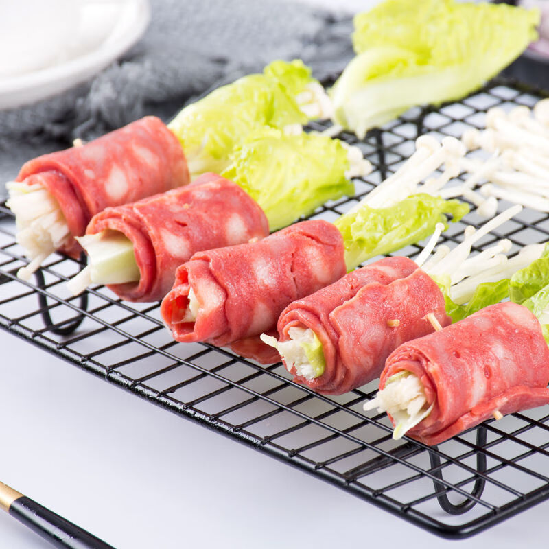 清真牛肉培根牛肉培根400g手抓饼披萨烘焙早餐食材家用烧烤原料牛肉