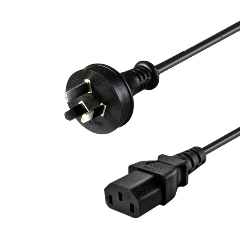 屹沭国标10a转品字尾c13连接器1.