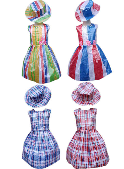 六一礼物环保服装儿童废物利用手工diy制作衣服幼儿园时装秀表演服