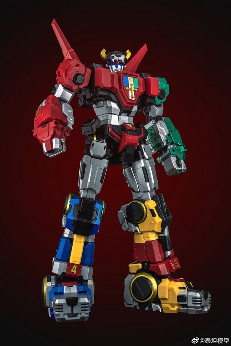 战神金刚百兽王 现货泰坦模型金属色涂装电镀版 tp01百兽王金刚战神五