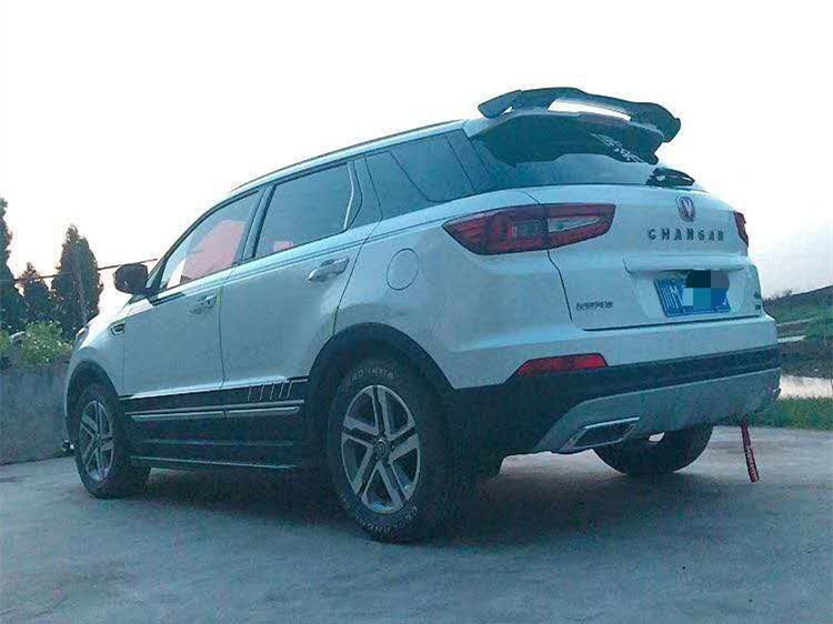 长安cs75汽车尾翼 cs35逸动cs55改装烤漆尾翼 两厢车通用汽车尾翼