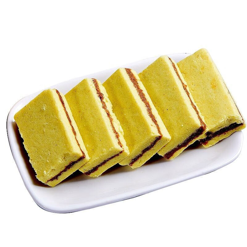 昭通绿豆糕月中桂500g盒装云南特产绿豆饼传统糕点休闲食小吃绿豆糕