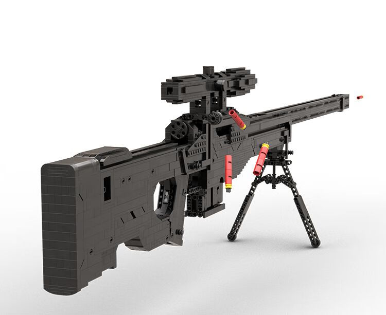 awp玩具枪二西莫夫兼容积木枪awp拼装awm可射成年高难度玩具csgo