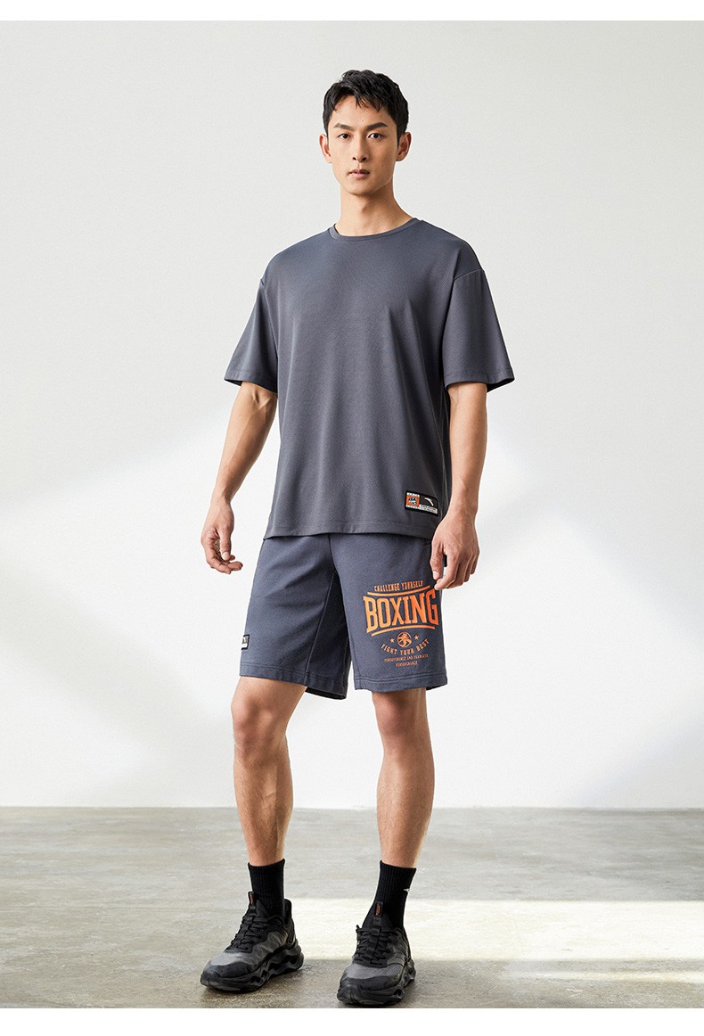 安踏(anta)【boxing】运动裤男短裤2022夏季新品拳击系列短裤男户外