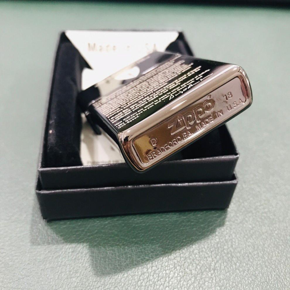 zippo之宝打火机 五星上将 离职宣言 黑炫冰绿冰纯铜独立宣言 深灰色