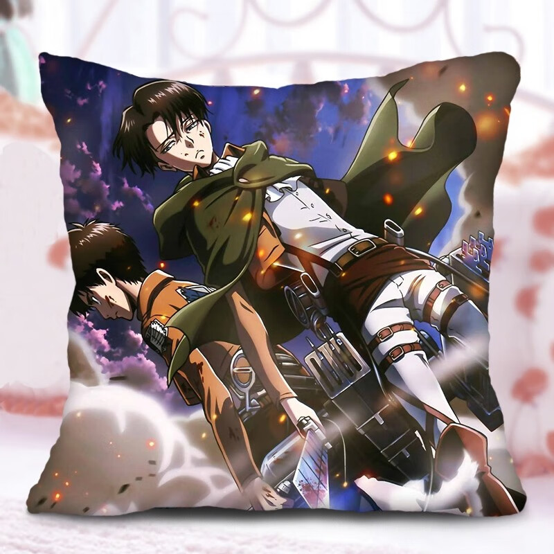 进击的巨人抱枕利威尔兵长周边艾伦动漫二次元靠枕生日礼物定做 05 50