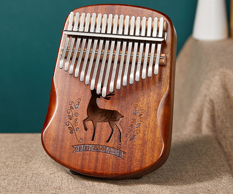 17音拇指琴卡林巴琴初学者21音手指钢琴双指姆指五指手琴 【小鹿