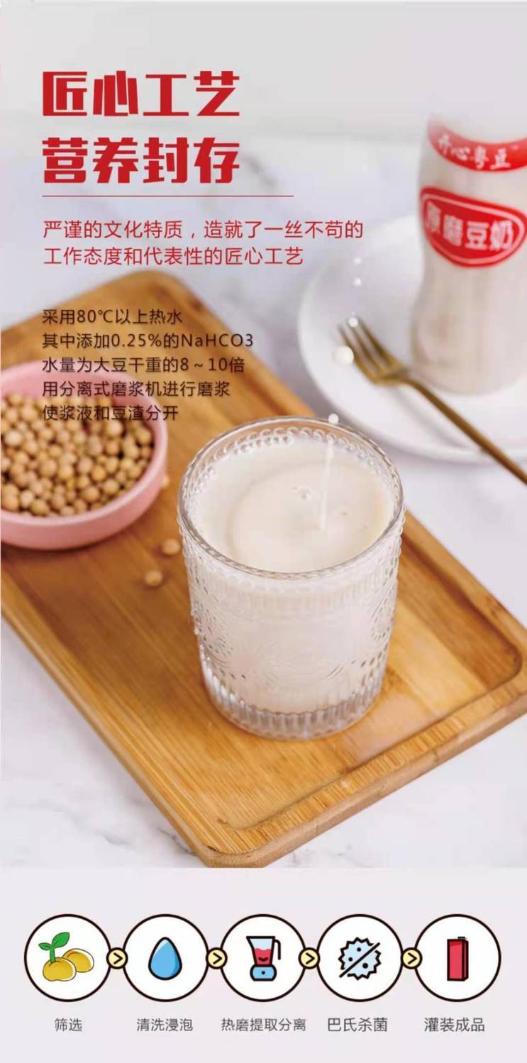 原磨豆奶 新日期鲜磨原味学生豆奶整箱植物蛋白拼装豆浆饮料整箱早餐