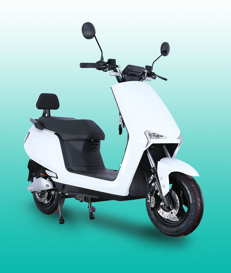 2022年新款电动车72v长跑王电瓶车踏板车代步车成人高速电摩 绿色 72v