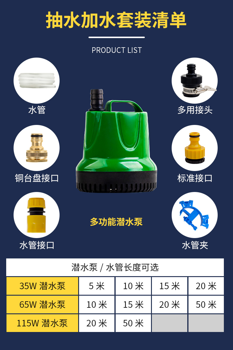 魚缸電動抽水換水器吸便器水族箱排水虹吸水清潔工具換水補水套裝5米