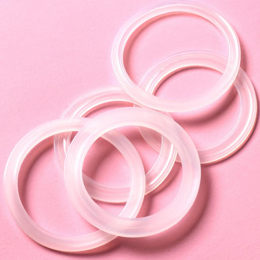 杯盖子密封圈保温杯玻璃杯子硅胶圈奶瓶防漏介子垫片皮圈胶垫 外径5.