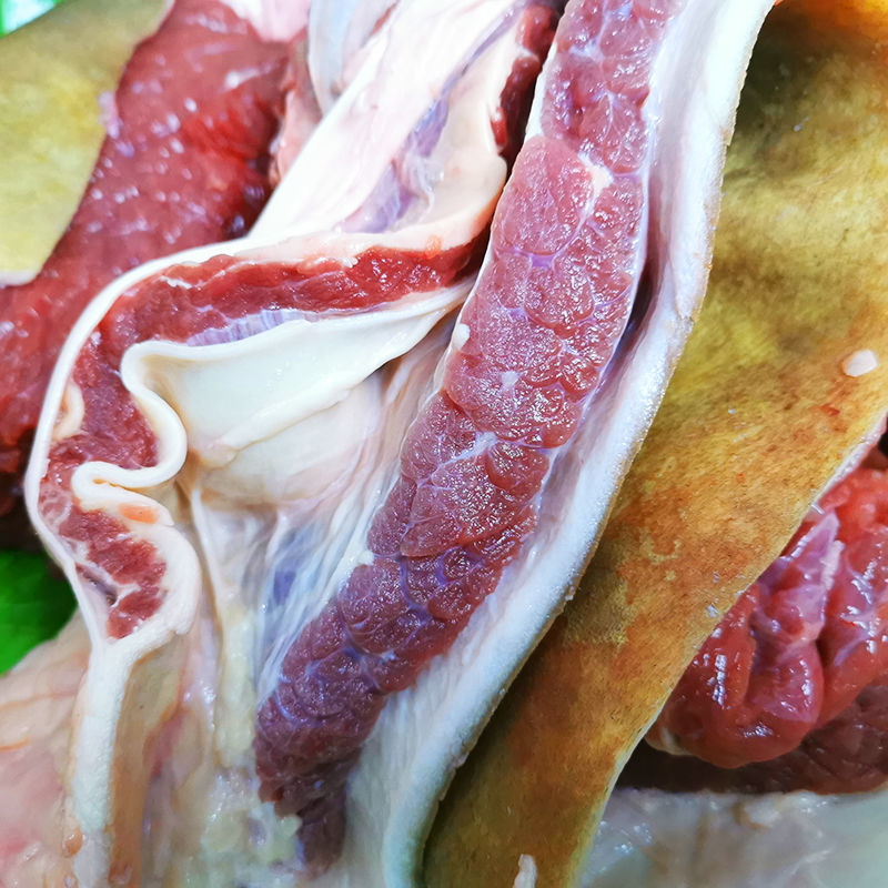 新鲜带皮牛腩肉农家散养现杀黄牛带皮牛肉牛后腿肉冷冻黄牛肉瘦肉带皮