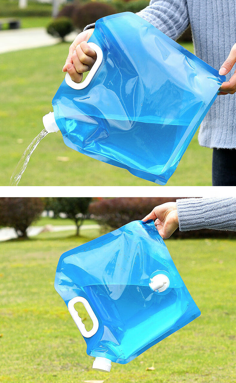 60navcon户外便携式大容量折叠水袋骑行旅游野营塑料蓄水囊手提加厚