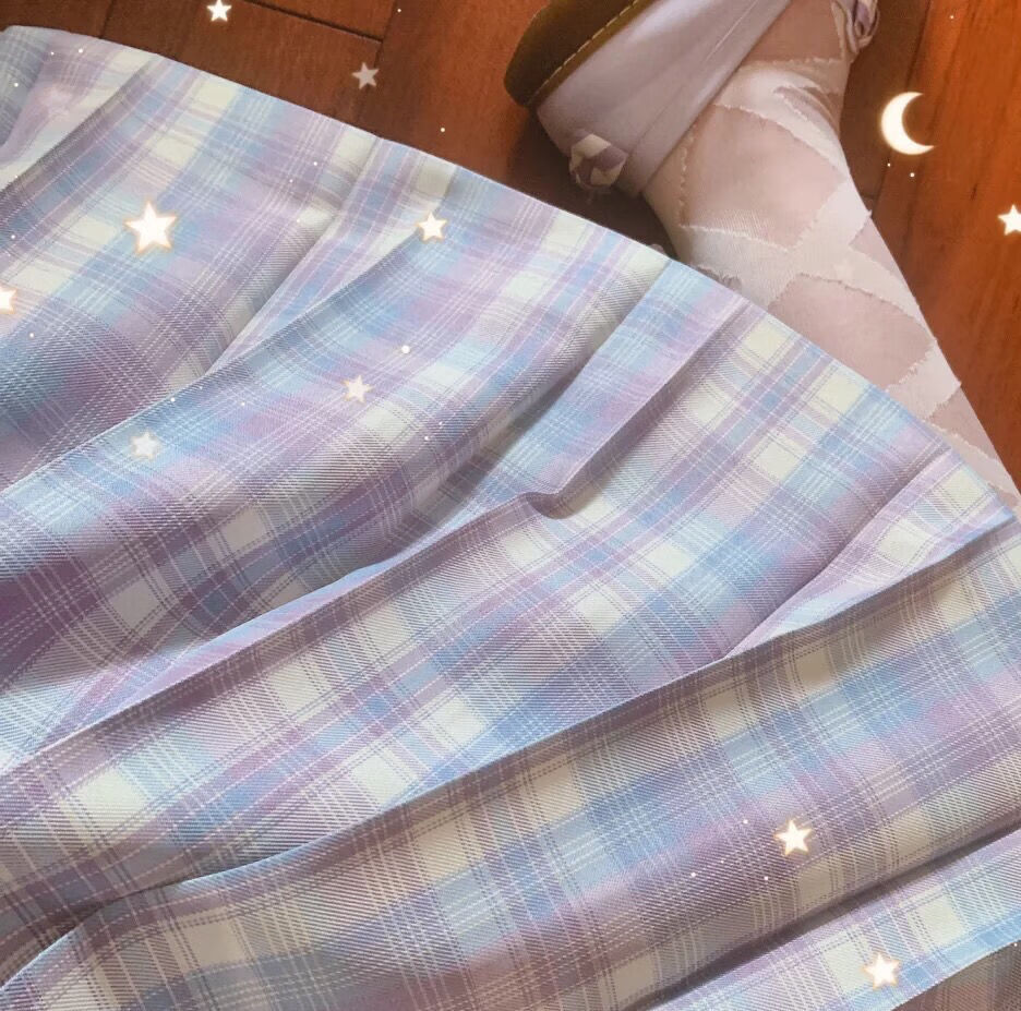 玻璃糖 jk制服裙套装全套秋冬jk制服日系原创少女百褶裙格裙 【玻璃糖