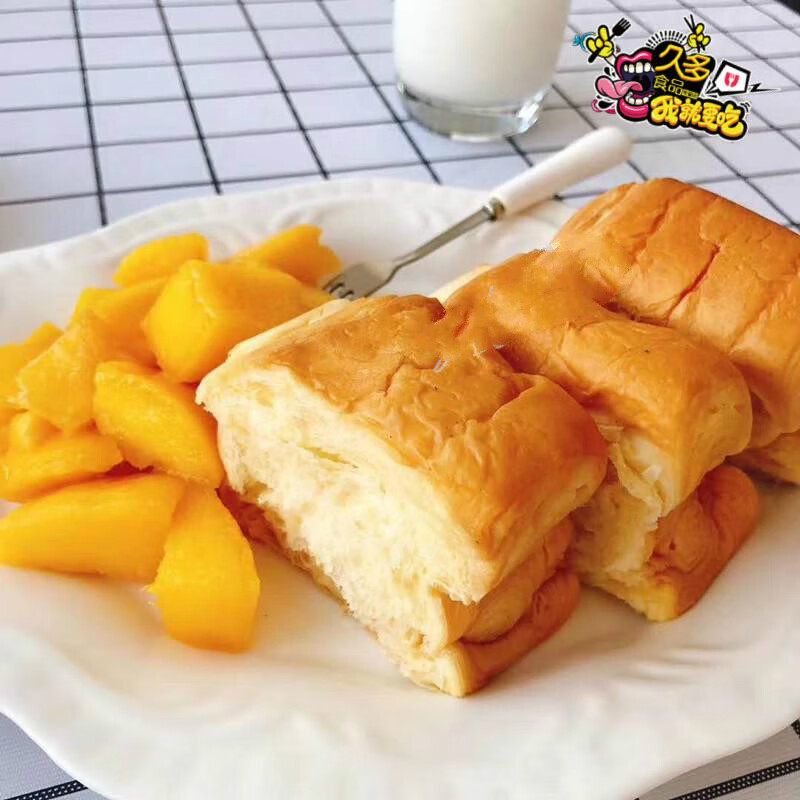 优米熊面包吐司面包早餐葡萄椰蓉红豆牛奶白桃黑糖珍珠牛奶红豆葡萄