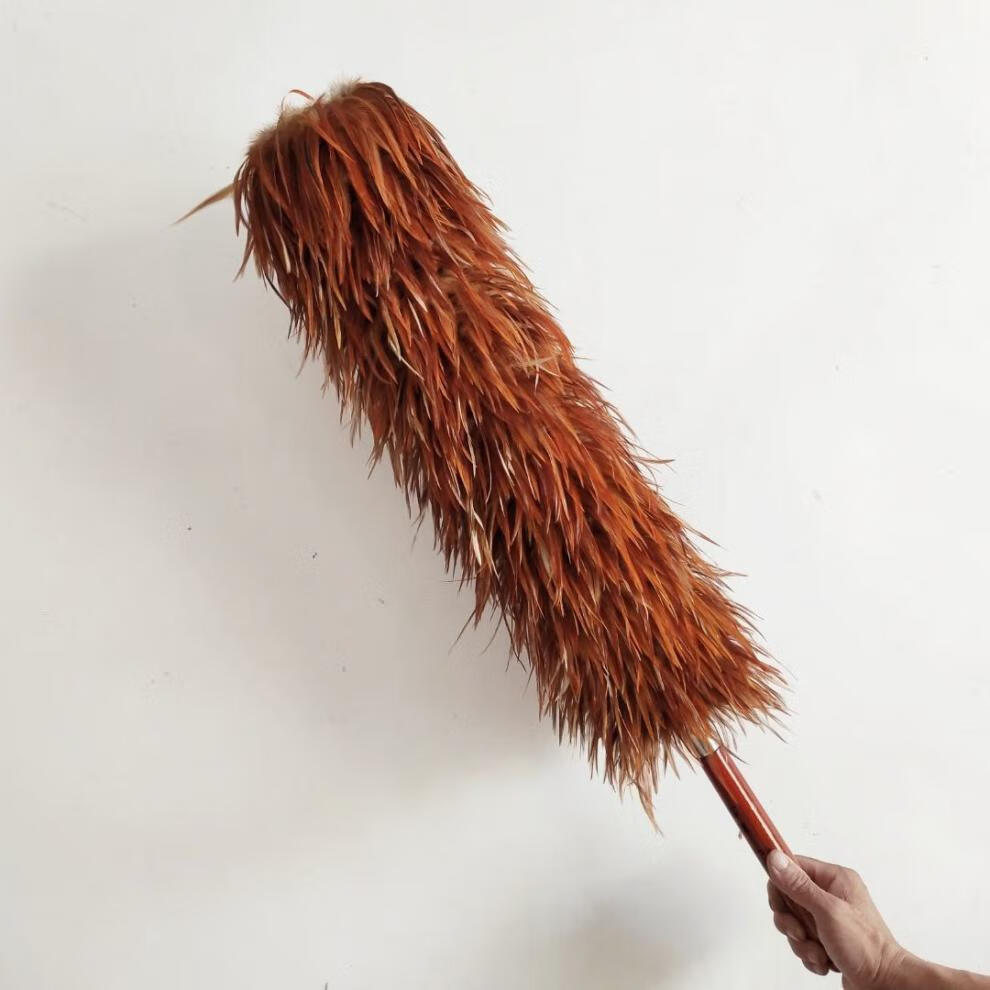 鸡毛掸子伸缩加长杆鸡毛扫加密加厚家用车用除尘 可伸缩120厘米【图片