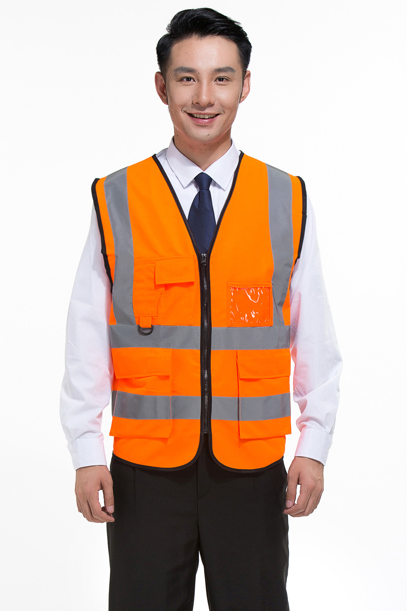 吴衣斯建筑工地安全反光条马甲环卫护林高速公路背心园林施工队工作服