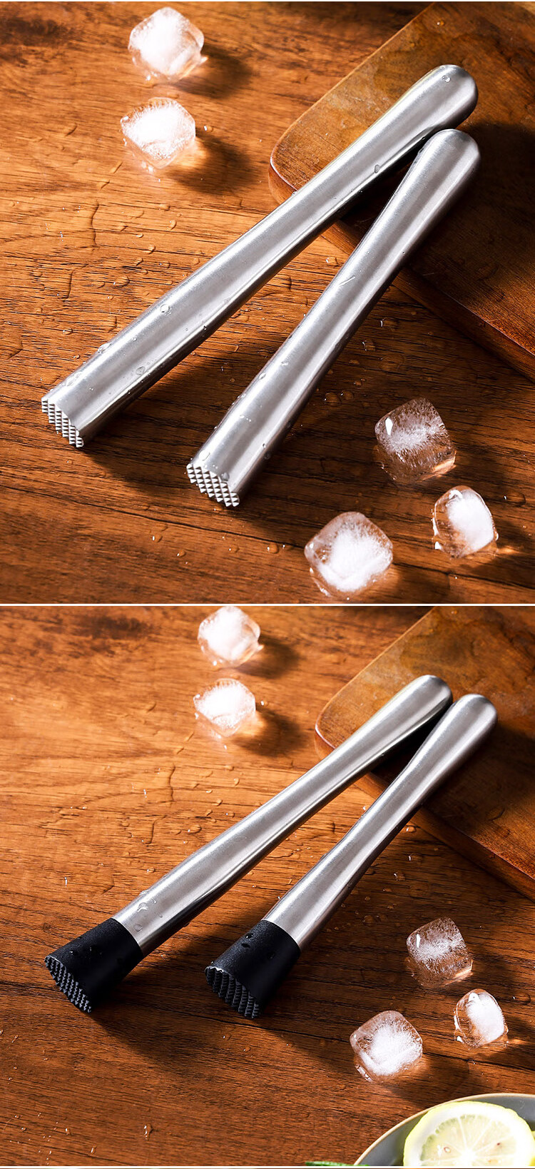 冰锤 柠檬锤 捣汁棒不锈钢碎冰棒冰锤雪克杯捣棒调酒水果捣碎压汁手打