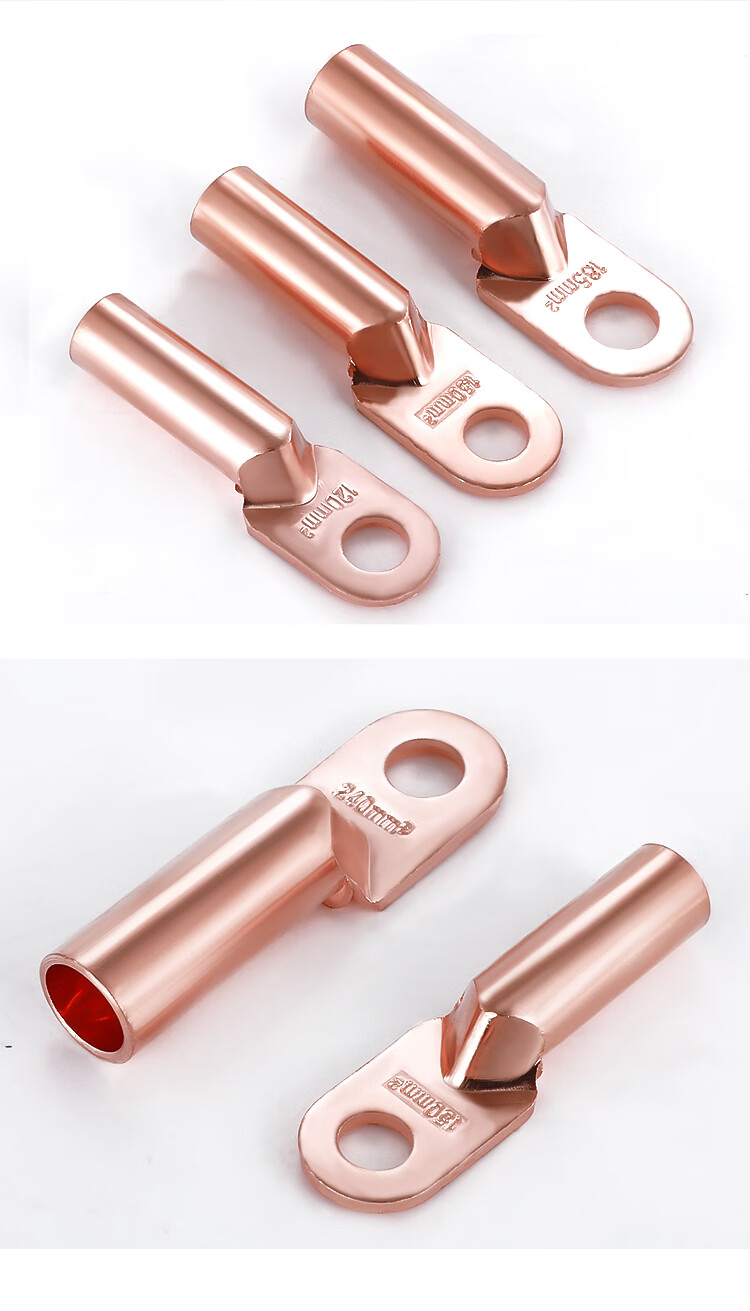 莲侬韵dt铜鼻子铜耳接头线鼻子接线端子铜接头铜鼻紫铜线耳铜线鼻子