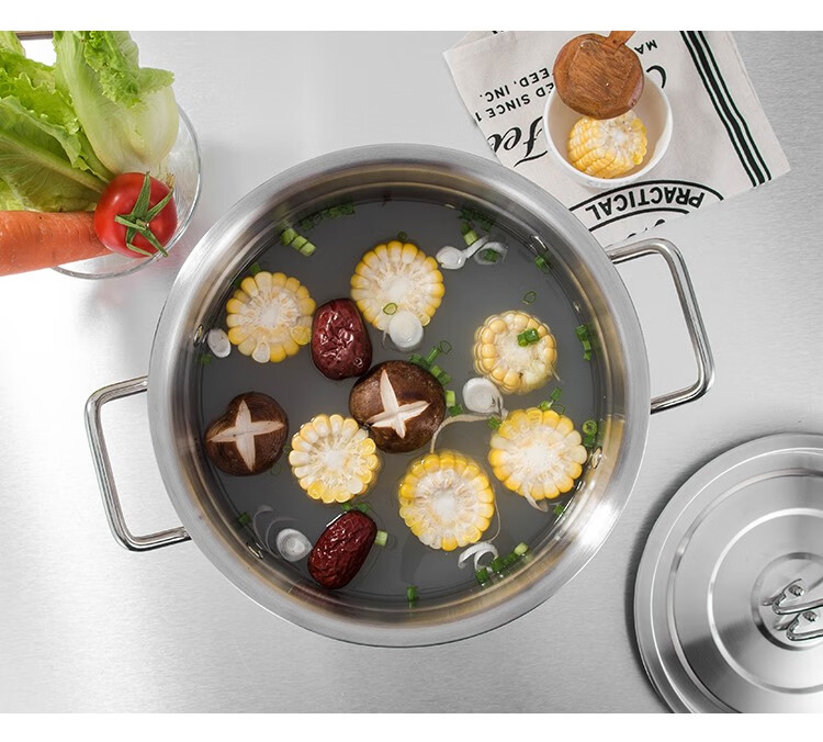 卤菜专用锅卤肉专用锅卤味锅不锈钢特厚卤菜汤锅煮鸡鸭牛肉家商用电磁