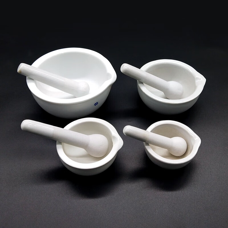 陶瓷研钵乳钵 磨药研药碗捣药碗 加厚研磨器60 100 130mm碾药工具