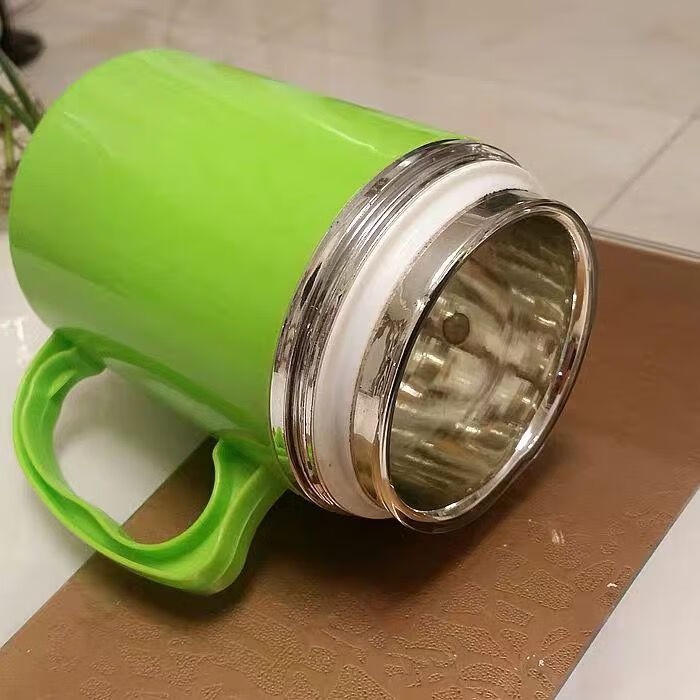 网红款大气保温杯真空玻璃内胆保温瓶胆保温茶杯600老式保彩虹鸟一600